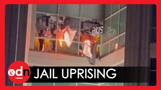 Inmates Riot at St. Louis Jail Breaking Windows and Setting Fire