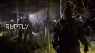 Poland: Migrant group attempting overnight border crossing intercepted by Polish troops
