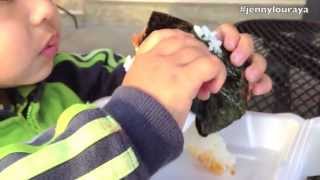 Monster Baby Eats Spam Musubi