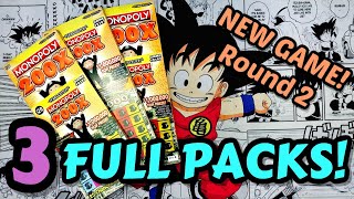 3 FULL PACKS (75 Tickets!) of MONOPOLY 200X from The Texas Lottery! | $1500 in Lottery Tickets!