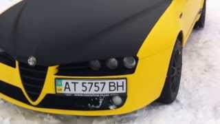 Alfa Romeo 159-Желтый и черный мат, Plasti Dip.