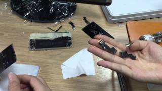How to use the pulse pressing LCD touch flex cable laminating machine for iPhone 5G