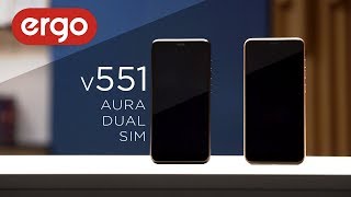 Смартфон ERGO V551 AURA Dual Sim | відеоогляд