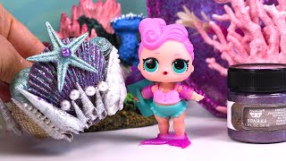 Poupée LOL OMG DIY Sirène Couronne Coquillages Mermaid Crown