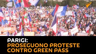 Parigi: proteste contro #greenpass