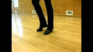 Уроки степа / чечетки. 6-кратный медленный повтор Warm Ups With Syncopation
