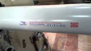 High Resolution Bi-Color Inkjet Printer for Pipe