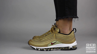 Nike Air Max 97 OG Premium "Metallic Gold" On feet Video at Exclucity