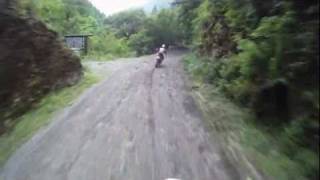 剣山スーパー林道　起点側から土砂崩れ箇所まで