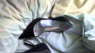 my Guess heels like it in bed, too  1Sep14