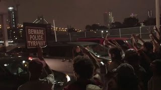Black Lives Matter protesters bring traffic to a halt in New York