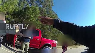 USA: Body camera footage from aftermath of fatal shooting in Fayetteville released
