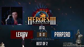 Герои 3 Jebus Outcast Global League: Lexiav vs Prapzad - Bo2 Игры #1-2 HotA