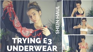 TRYING £3 UNDERWEAR - SHEIN REVIEW