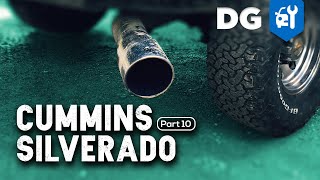 Chummins Gets a Resonator + 5" DIY Custom Exhaust! | #CumminsSilverado [EP10]