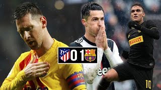 MESSI de ORO ante el ATLÉTICO►CRISTIANO rescata EMPATE►INTER LÍDER► LEICESTER SIGUE en SUEÑO