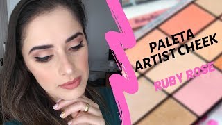 A paleta ARTIST CHEEK da Ruby Rose é boa? BLUSH e ILUMINADOR