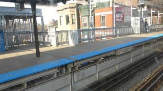 CTA Train Ride From Diversey To Harold Washington Library.