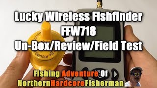 Lucky Wireless Fishfinder FFW718 Unbox, Review and Field Test | FishingAdvNHF