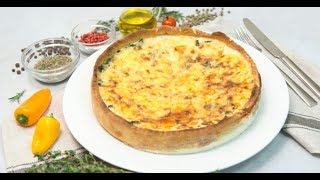 Киш с красной рыбой | ТОП-100