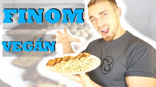VEGÁN FITNESS RECEPT - csicseriborsós tofu