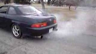 Toyota soarer 1jz, Burn out