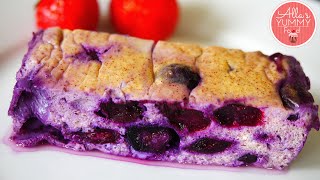 Healthy Blueberry Cheesecake Recipe - Творожная запеканка с черникой