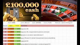 Roulette's Game 24. Marathon +100'000 USD track vectors