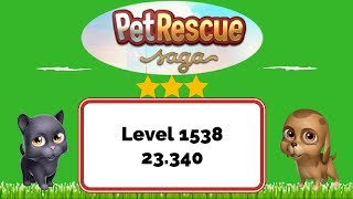 Pet Rescue Saga Level 1538 - No Boosters
