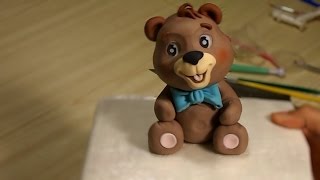 Мишка из мастики - Я - ТОРТодел!