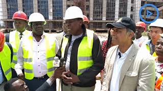 Russian ambassador Dmitry tours Kakamega Teaching and Referral Hospital under construction