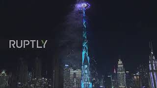 UAE: Dubai treated to spectacular NYE fireworks display at world's tallest building