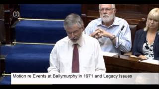 Ballymuphy Massacre - Powerful speech by Gerry Adams