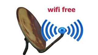 Hút sóng wifi sử dụng internet miễn phí bằng chảo vệ tinh chế tạo hay