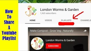 How to share a YouTube playlist 2018