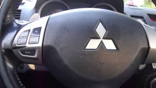 Замена тормозных колодок на Mitsubishi lancer Х