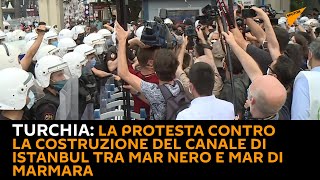 #Turchia: la protesta contro la costruzione del Canale di Istanbul tra Mar Nero e Mar di Marmara