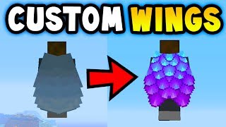 MINECRAFT HOW TO GET CUSTOM ELYTRA WINGS (Ps3/Xbox360/PS4/XboxOne/WiiU)