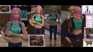 The Sims 4 Cats and Dogs/ Симс 4 ПИТОМЦЫ - Семья Хейл ♥ #1 - Знакомство, ветклиника