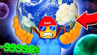 Нуб Качок в Космосе ОБНОВЛЕНИЕ Роблокс Mega Noob Simulator????