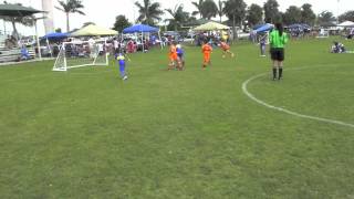 Boca Juniors Miami. Niños de 5 y 6 años de edad haciendo maravillas