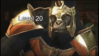 Injustice 2 - Fighting a LVL 20 Gorilla Grodd