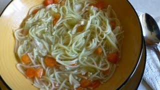 SOPA DE FIDEOS- Recetas Nutritivas para Niños y Adultos-HECHOxMAMÁ