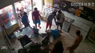FINAL DA BRIGA DO AÇOUGUEIRO COM O ASSALTANTE EM RIO BRANCO