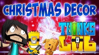 CHRISTMAS TREE CHAINSAW MASSACRE!! | Think's Lab Minecraft Mods [Minecraft Roleplay]