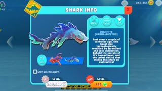 MONSTER LUMINITE [ NARRALLICLYUS ] HUNGRY SHARK