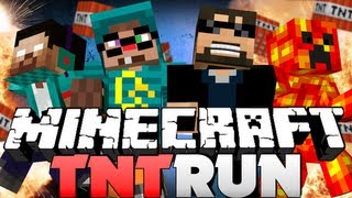 Minecraft TNT RUN - LET THE SCREAMING BEGIN!! (ChimneySwift, Preston, and Noah)