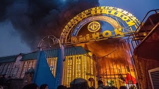 Пожар на Вьетнамском рынке в Казани