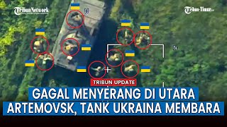 FULL Artileri Rusia Halau Serangan Ukraina di Utara Artemovsk, Tanknya Dibuat Membara
