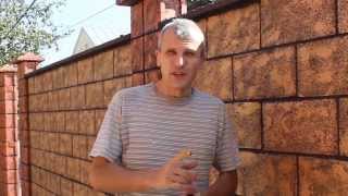 Декоративная покраска забора в деталях.